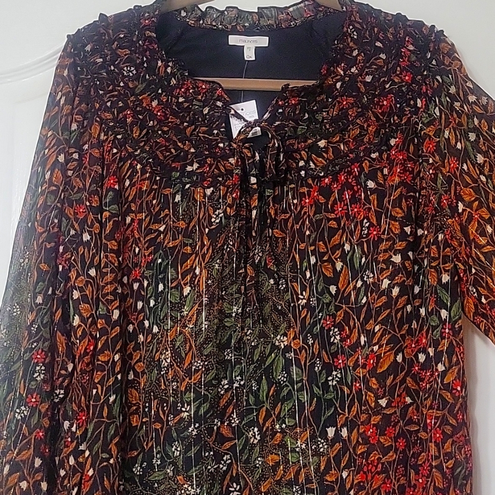 Maurices Peasant Top 0X